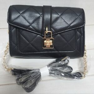 Bebe Kellen Crossbody Black Bag - New With Tags